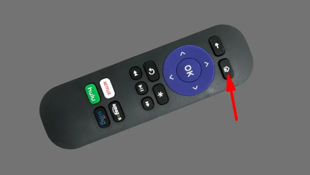 Push the Home key on your Roku remote.