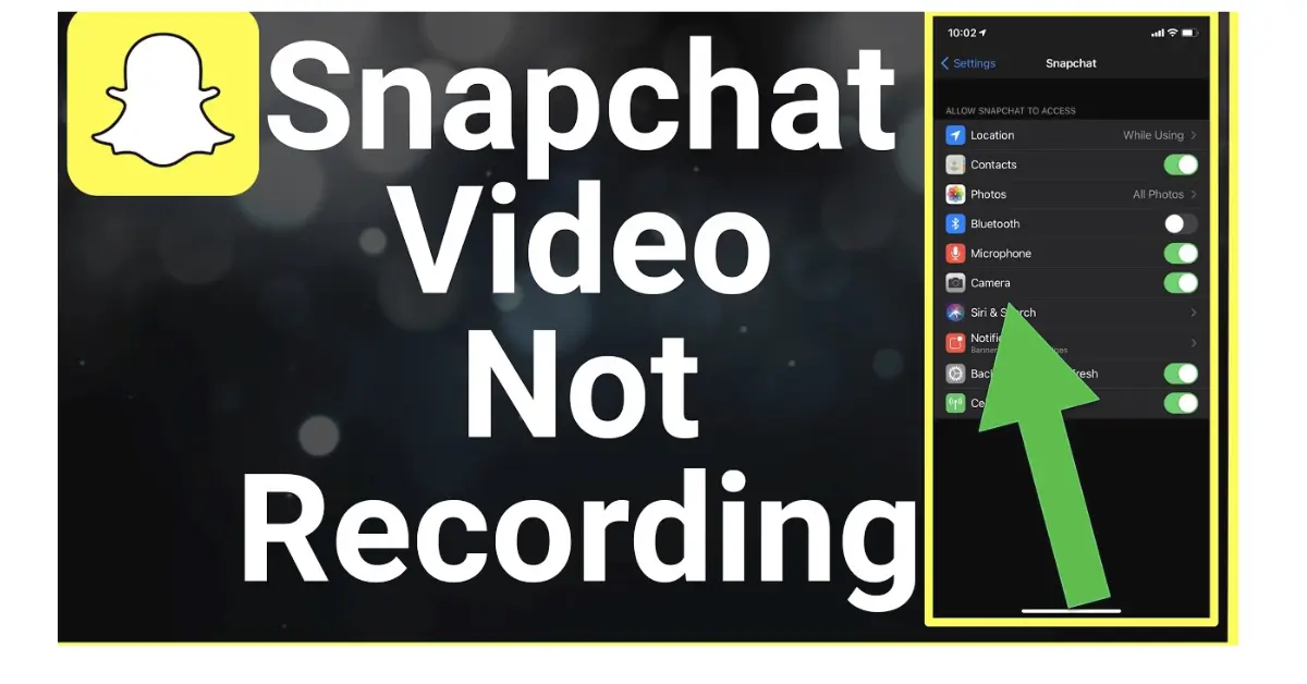 Snapchat Could Not Record Video